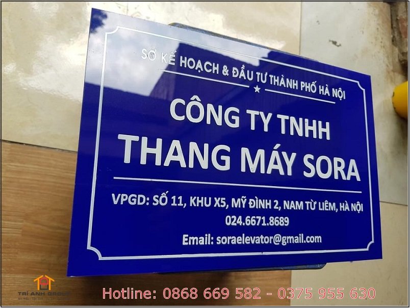 báo giá biển tên công ty