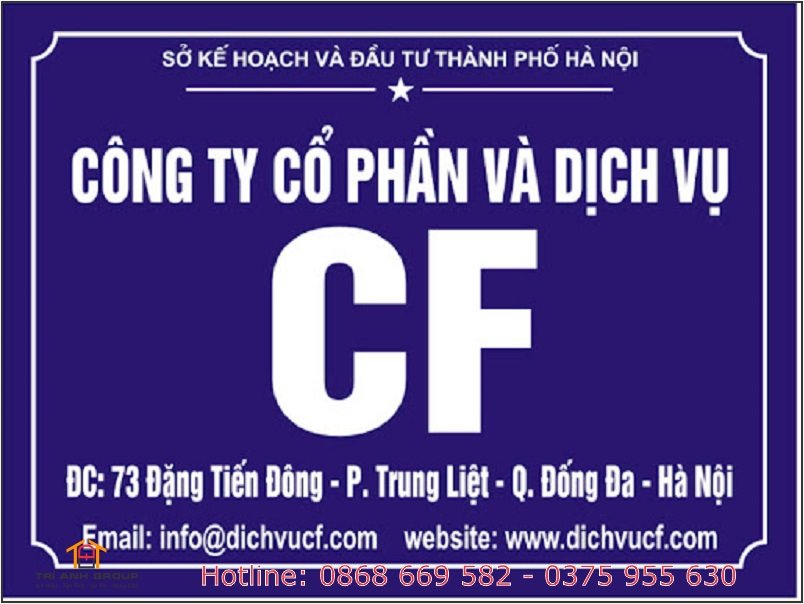 làm biển công ty