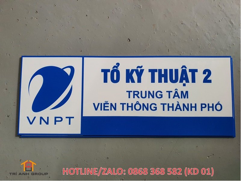 biển tên phòng làm việc