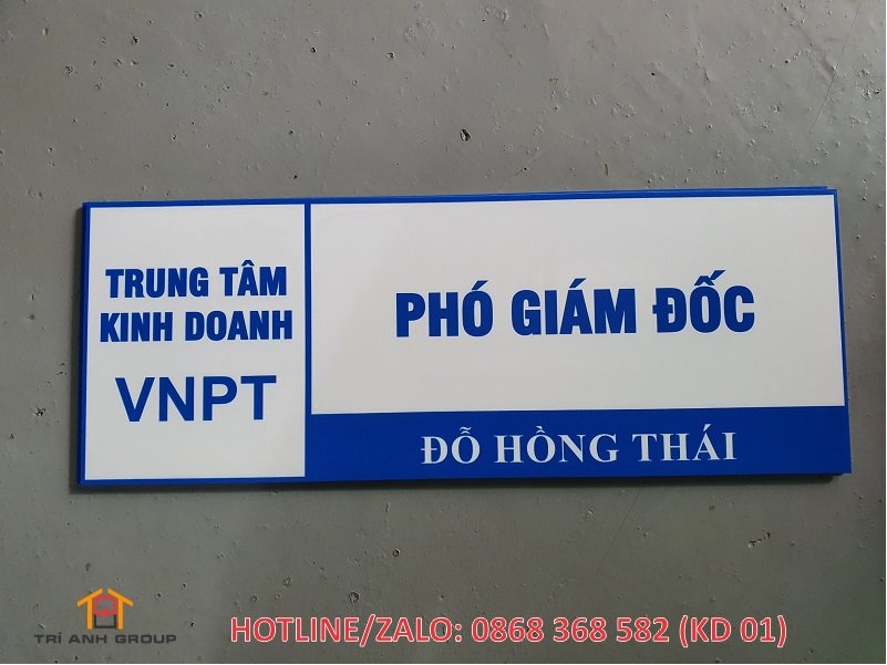 biển tên phòng làm việc giá rẻ