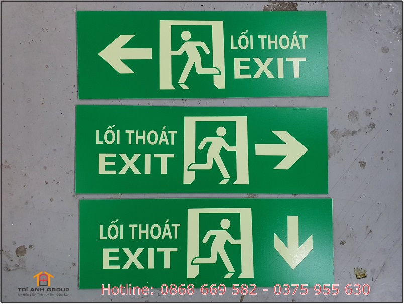 Biển thoát hiểm lối thoát exit