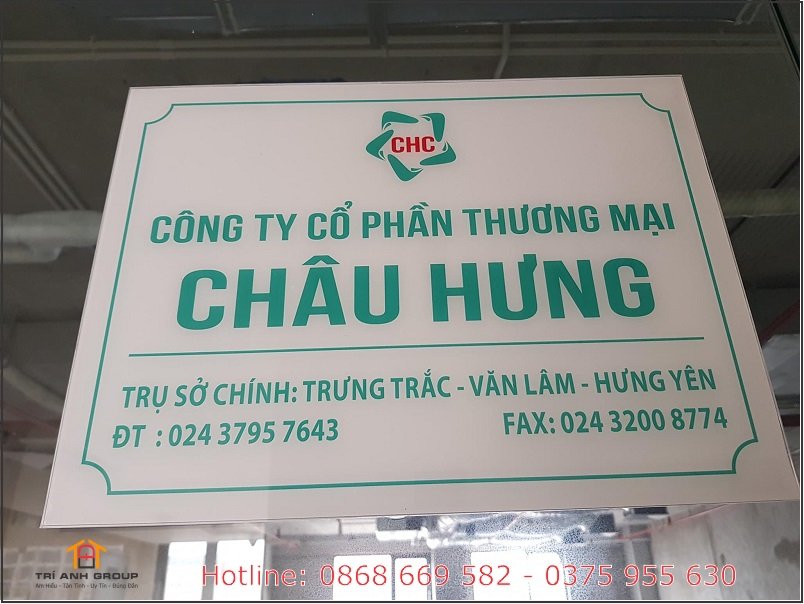 làm biển công ty hà nội