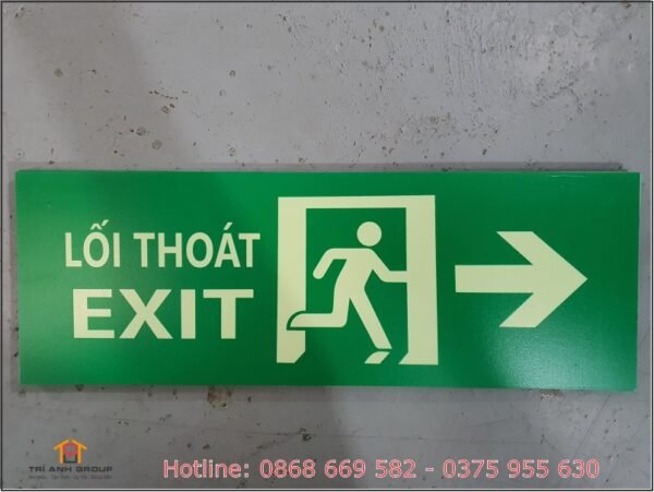 biển chỉ dẫn lỗi thoát hiểm exit