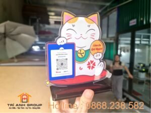 Mèo thần tài quét mã QR giá rẻ